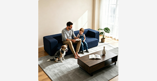 Convertible Sofa Bed | Multi-Functional Sleeper Sofa with Wide Armrests & Hidden Zipper - Model MJ-FF005 | Mingjin Bean Bag China