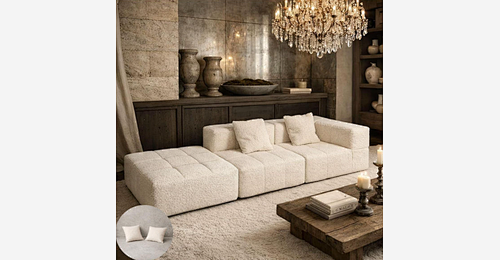 2-Seater Compressed Sofa | Compact Loveseat with 2 Side Cushions for Small Spaces - Model MJ-FF007 | Mingjin Bean Bag China