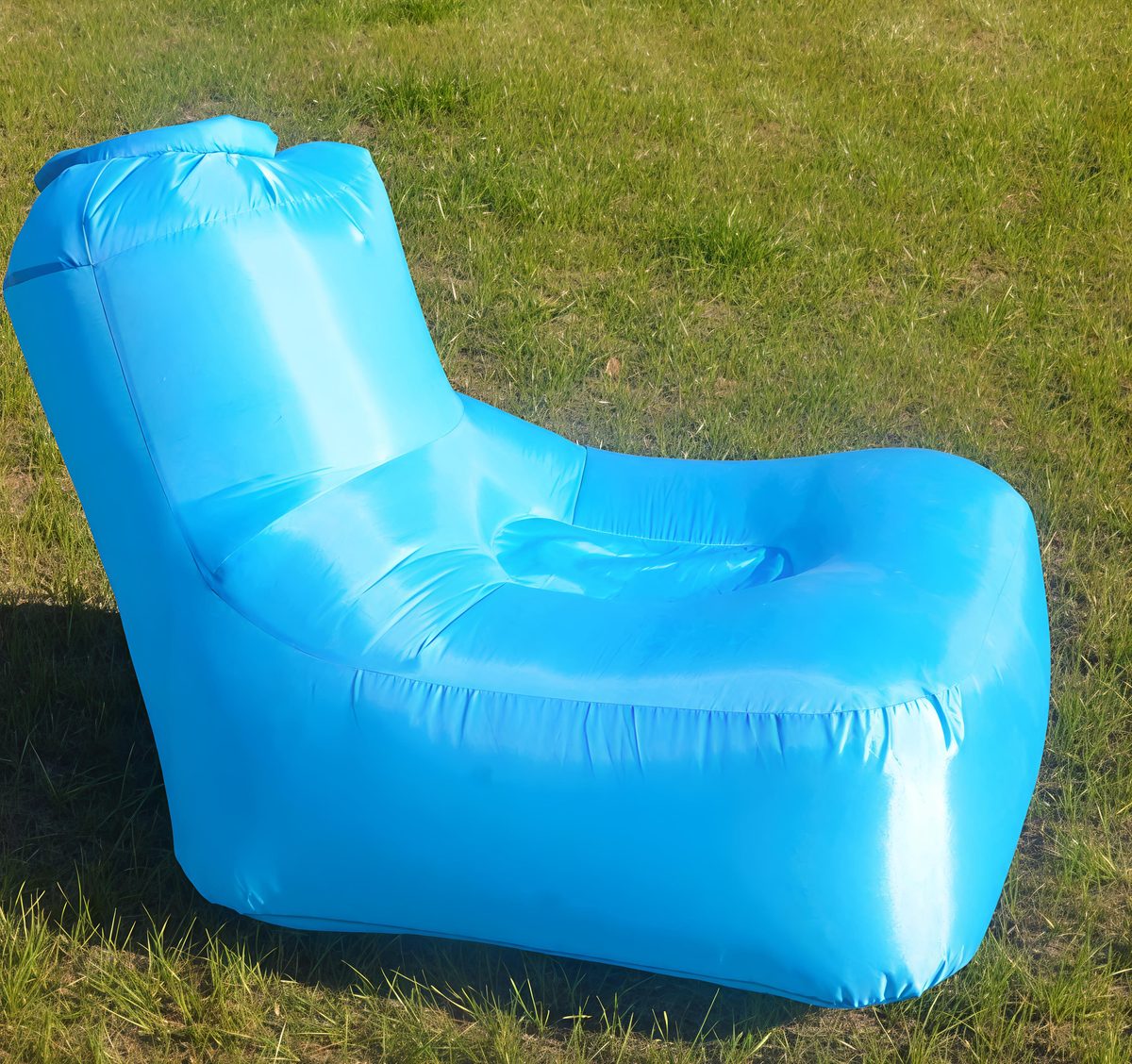 Sky Blue Air Bean Bag Chair detail 2