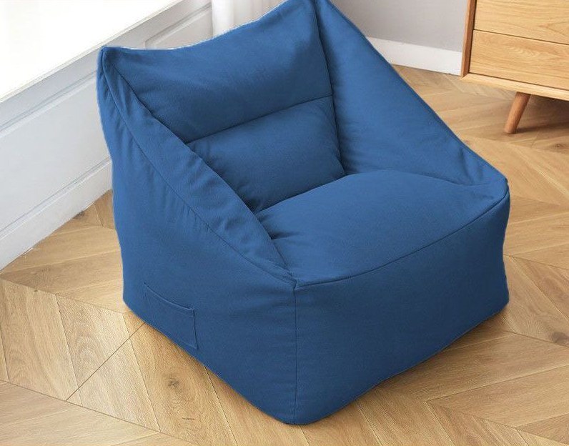 Slate Lounge Bean Bag Chair detail 1